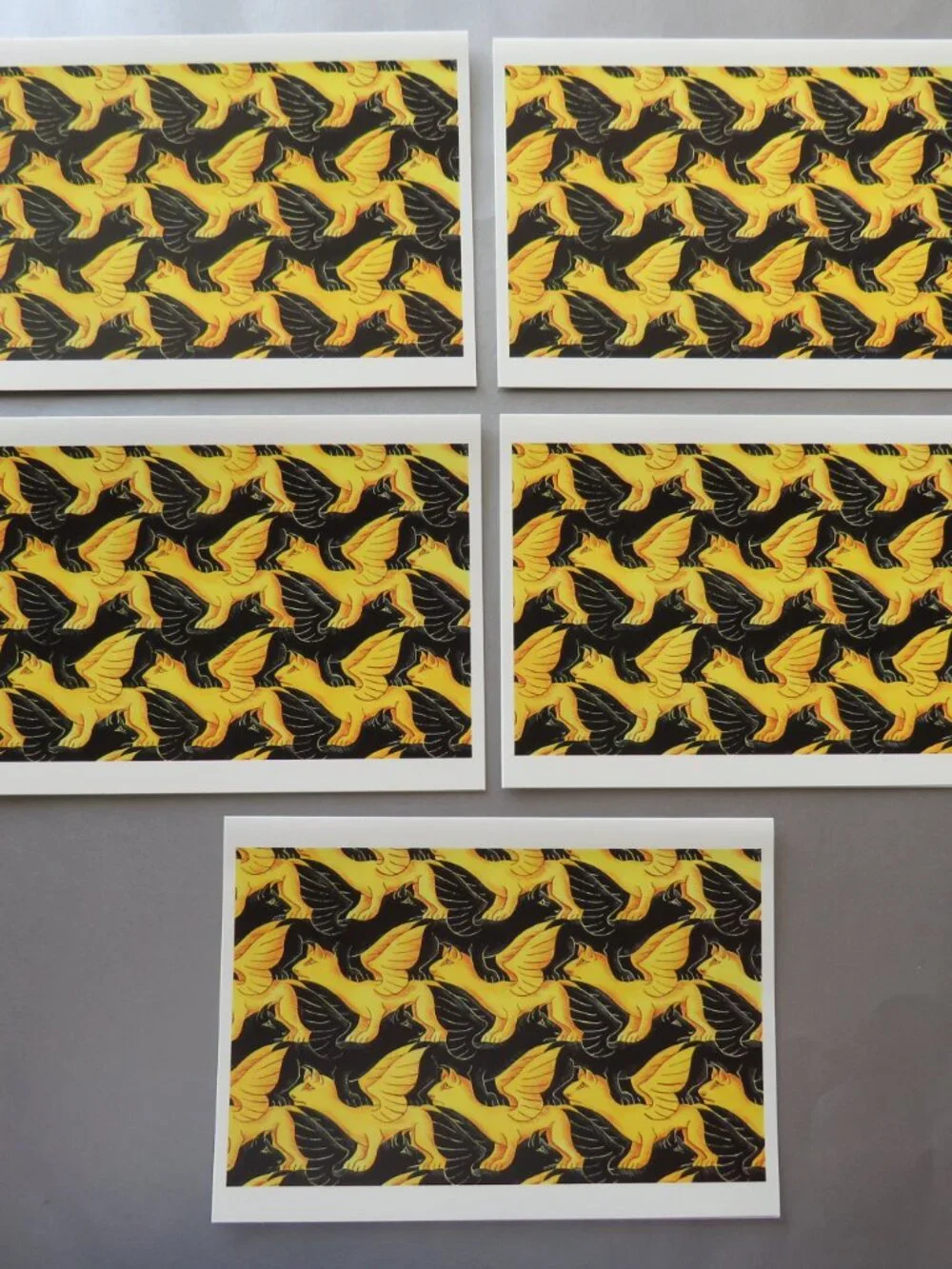 M.C. Escher Works in Color Set of 19 cards Museum Cards With Envelopes 4 Designs